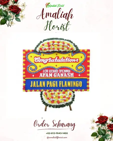 Sewa Papan Bunga Lintang Kanan
